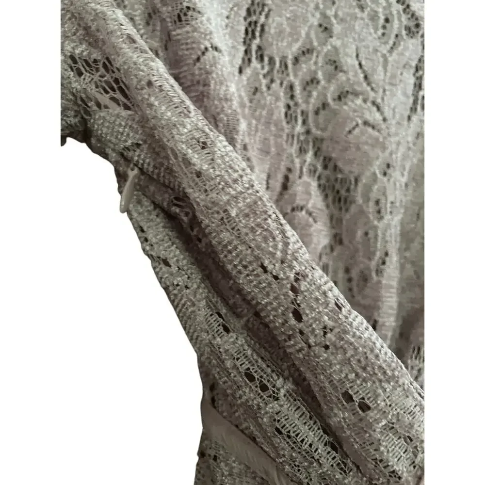 Free People Ruby Lacy Mauve Dress Small
